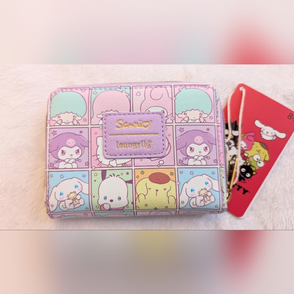Low start Loungefly 🔥 Hello Kitty zip Wallet NWT - Picture 2 of 5